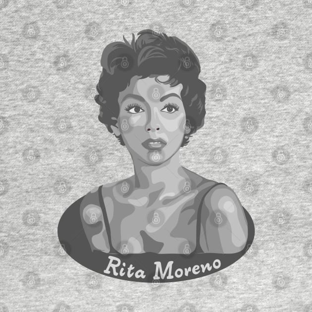 Rita Moreno Portrait by Slightly Unhinged